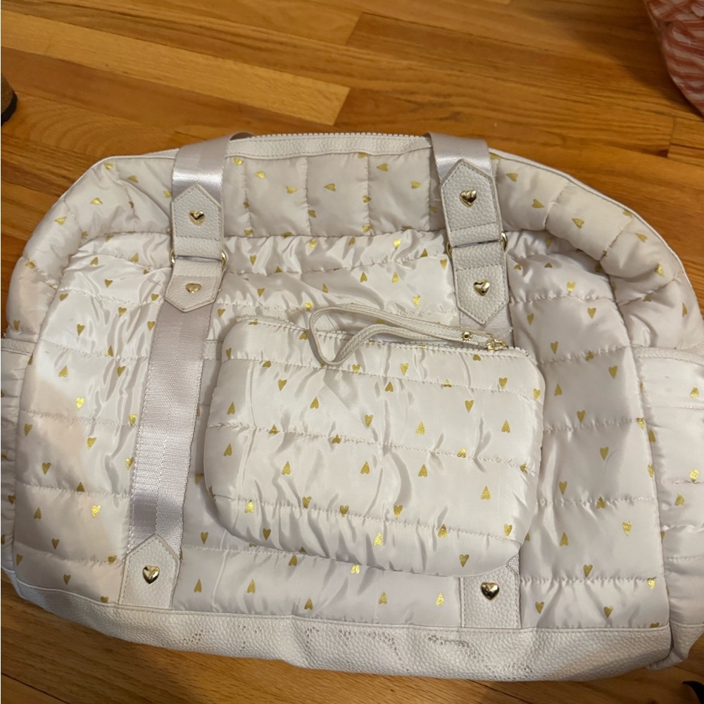 Cynthia Rowley White‎ and Gold Bag